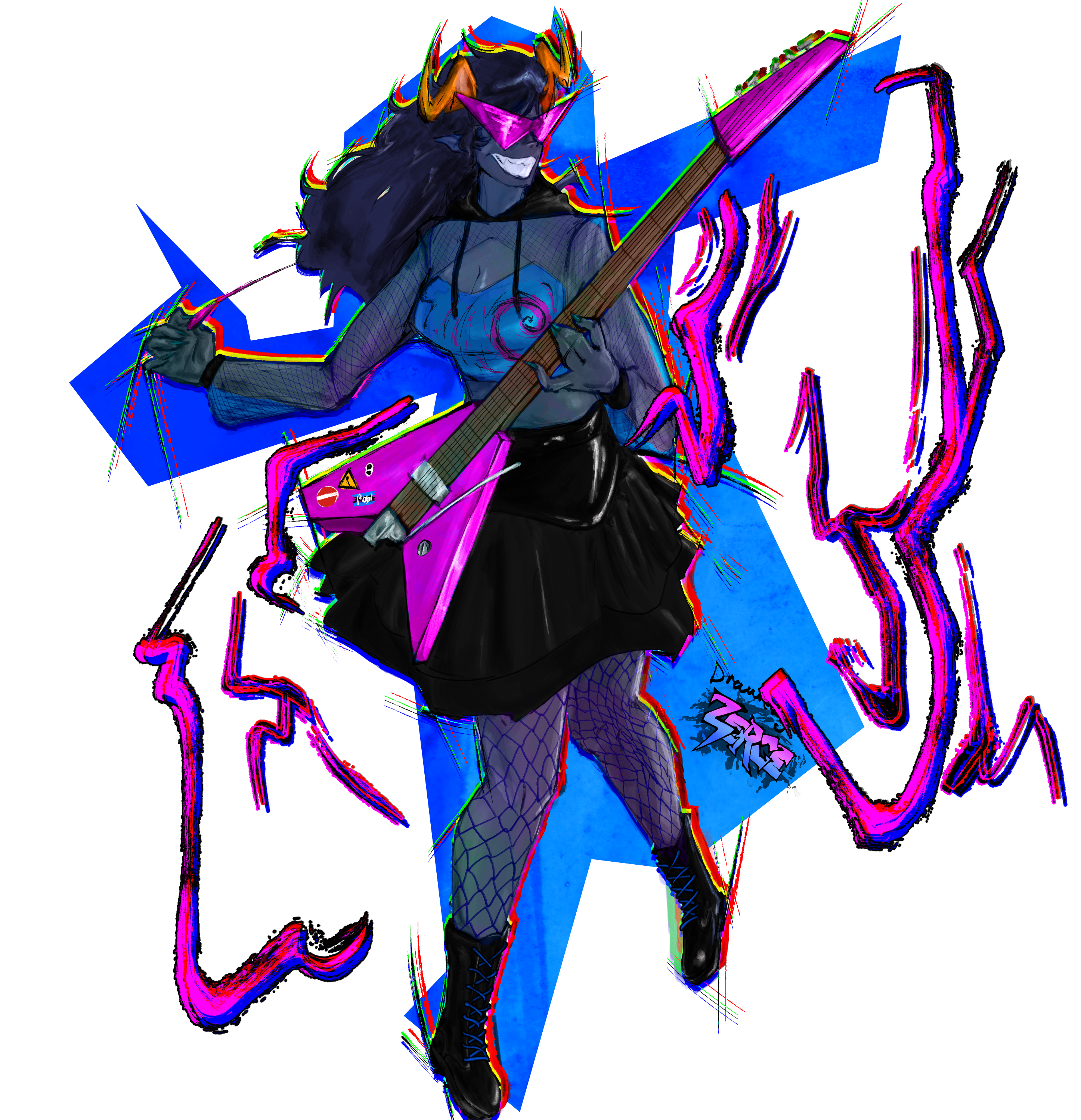 Character art of Delpha. art by @ubizergio